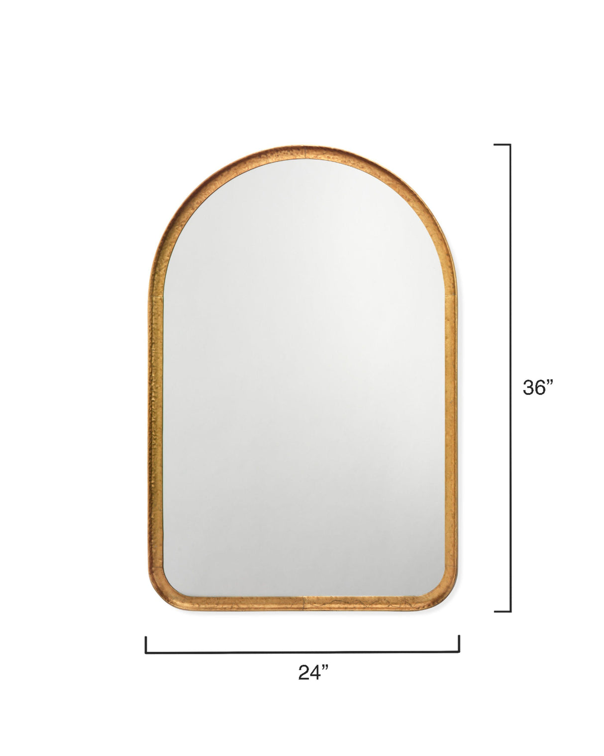 Jamie Young Arch Iron Wall Mirror, Gold
