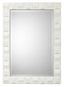 Jamie Young Astor Plaster Wall Rectangle Mirror, White