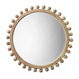 Jamie Young Brighton Round Wood Mirror, Natural
