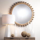 Jamie Young Brighton Round Wood Mirror, Natural