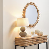 Jamie Young Brighton Round Wood Mirror, Natural