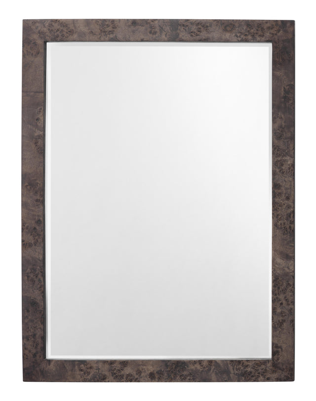 Jamie Young Chandler Rectangle Wood Wall Mirror, Charcoal
