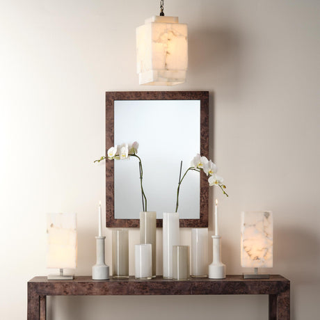 Jamie Young Chandler Rectangle Wood Wall Mirror, Charcoal