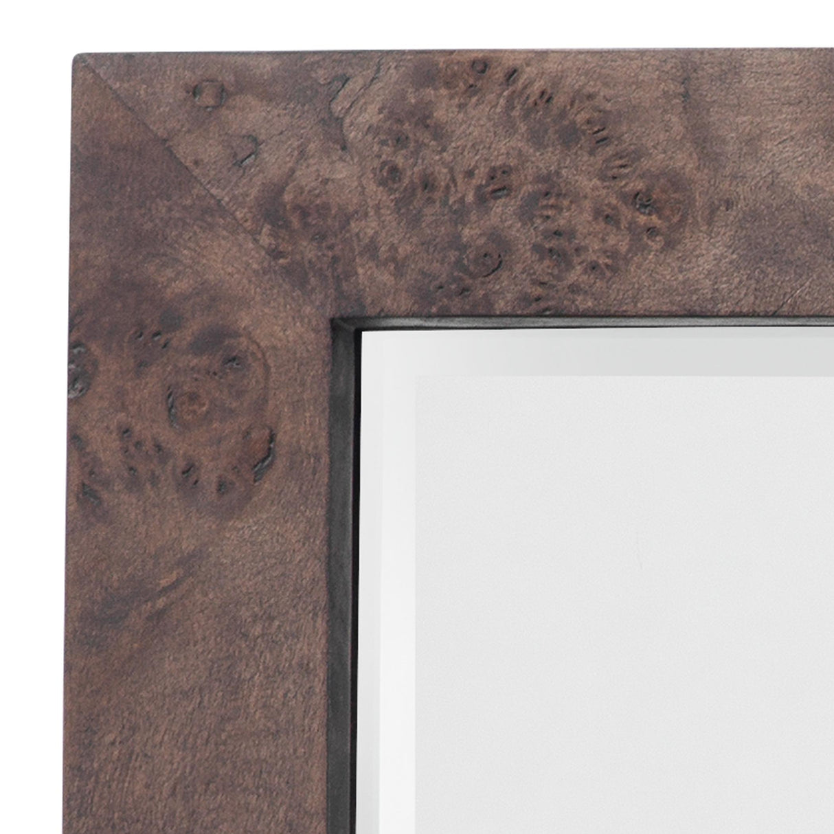 Jamie Young Chandler Rectangle Wood Wall Mirror, Charcoal