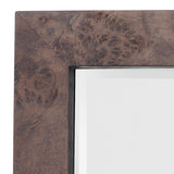 Jamie Young Chandler Rectangle Wood Wall Mirror, Charcoal