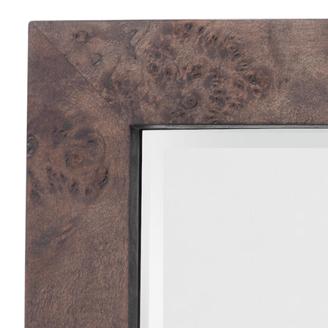 Jamie Young Chandler Rectangle Wood Wall Mirror, Charcoal