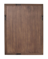 Jamie Young Chandler Rectangle Wood Wall Mirror, Charcoal