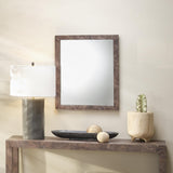 Jamie Young Chandler Rectangle Wood Wall Mirror, Charcoal