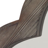 Jamie Young Clover Wood Wall Mirror, Grey Wash