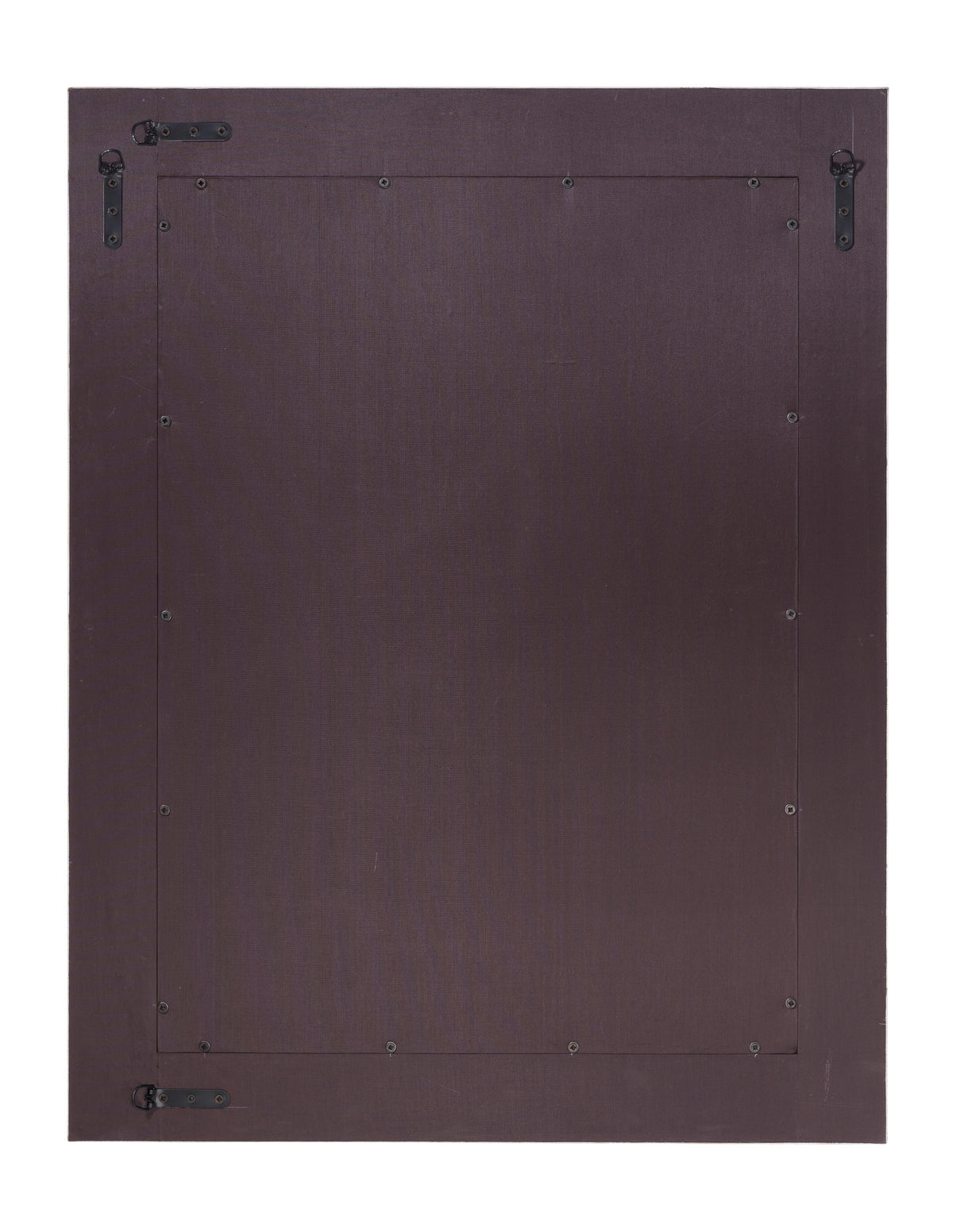 Jamie Young Cross Stitch Rectangle Hide Wall Mirror, White