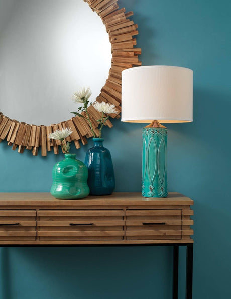 Jamie Young Driftwood Round Mirror