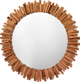 Jamie Young Driftwood Round **MUST SHIP COMMON CARRIER** Natural Mirrors