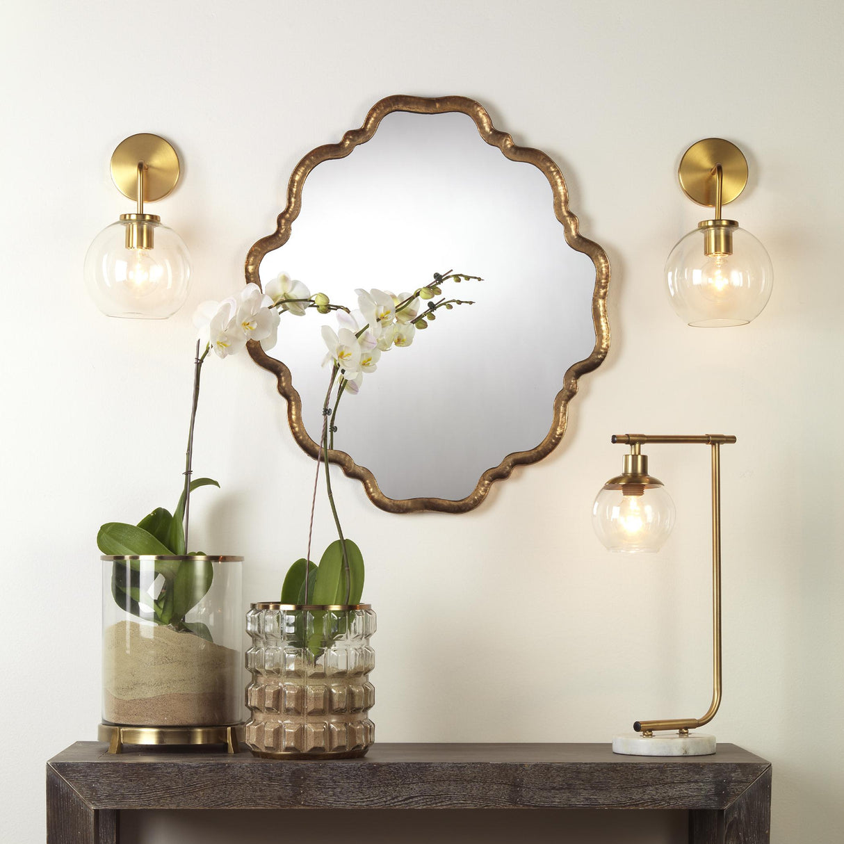 Jamie Young Elise Metal Wall Mirror