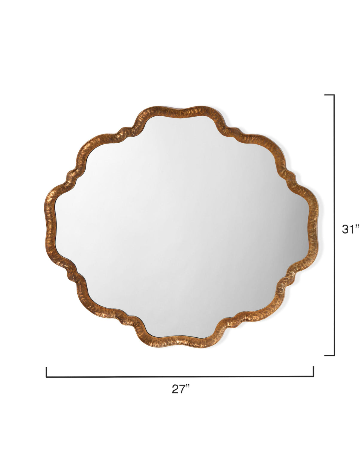 Jamie Young Elise Metal Wall Mirror