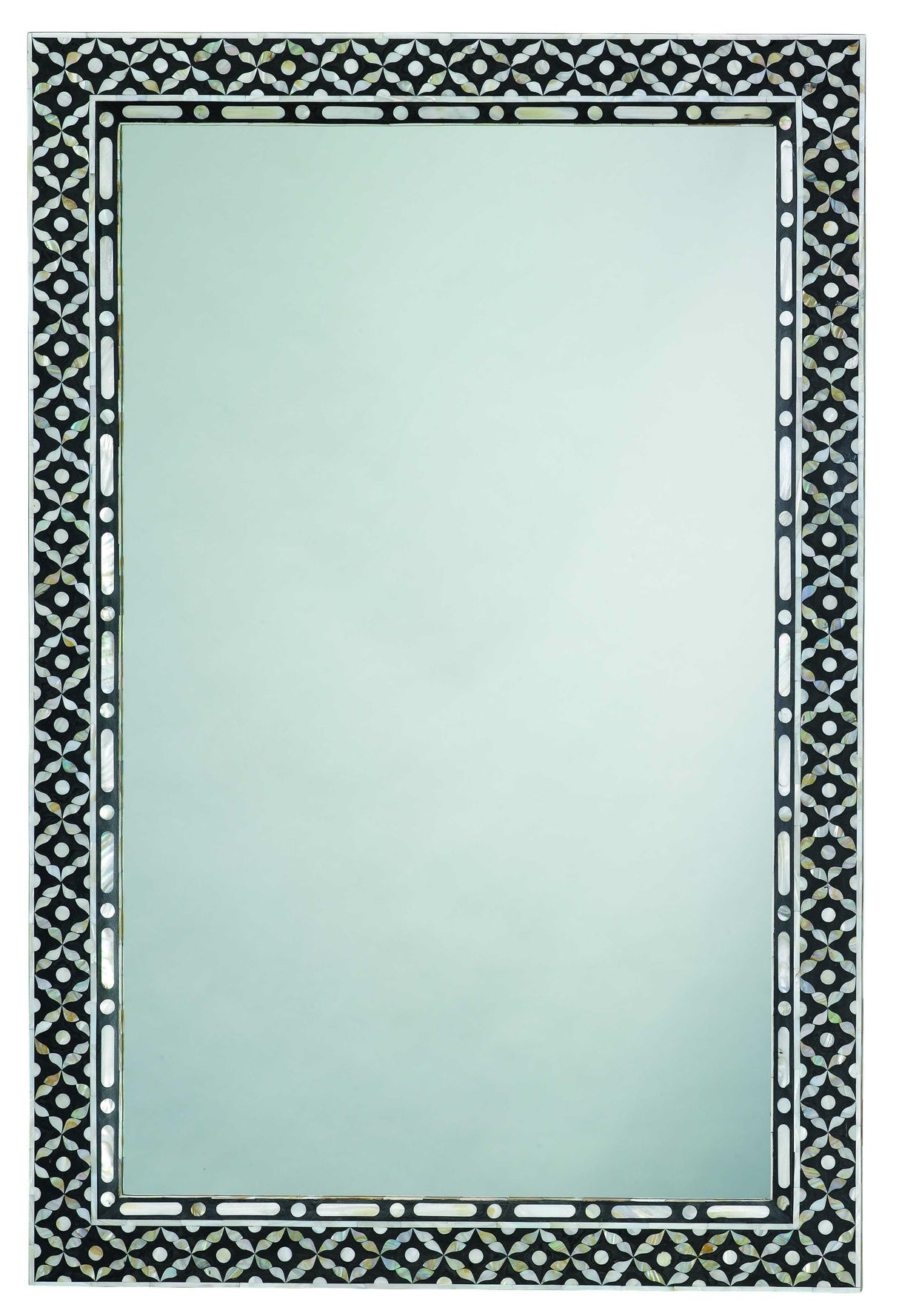 Jamie Young Evelyn Mother of Pearl Rectangle Wall Mirror