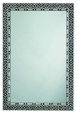 Jamie Young Evelyn Mother of Pearl Rectangle Wall Mirror