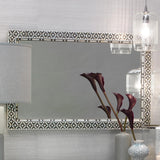 Jamie Young Evelyn Mother of Pearl Rectangle Wall Mirror
