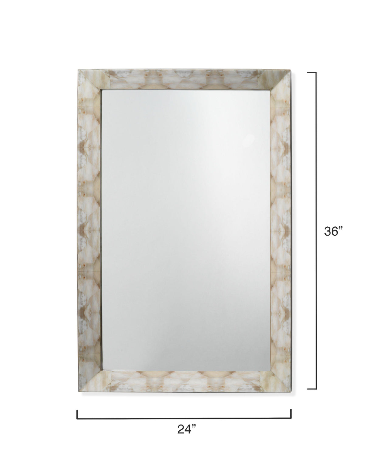 Jamie Young Fragment Rectangle Wall Mirror, Small