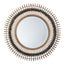 Jamie Young Grove Bamboo Round Braided Mirror, Gray