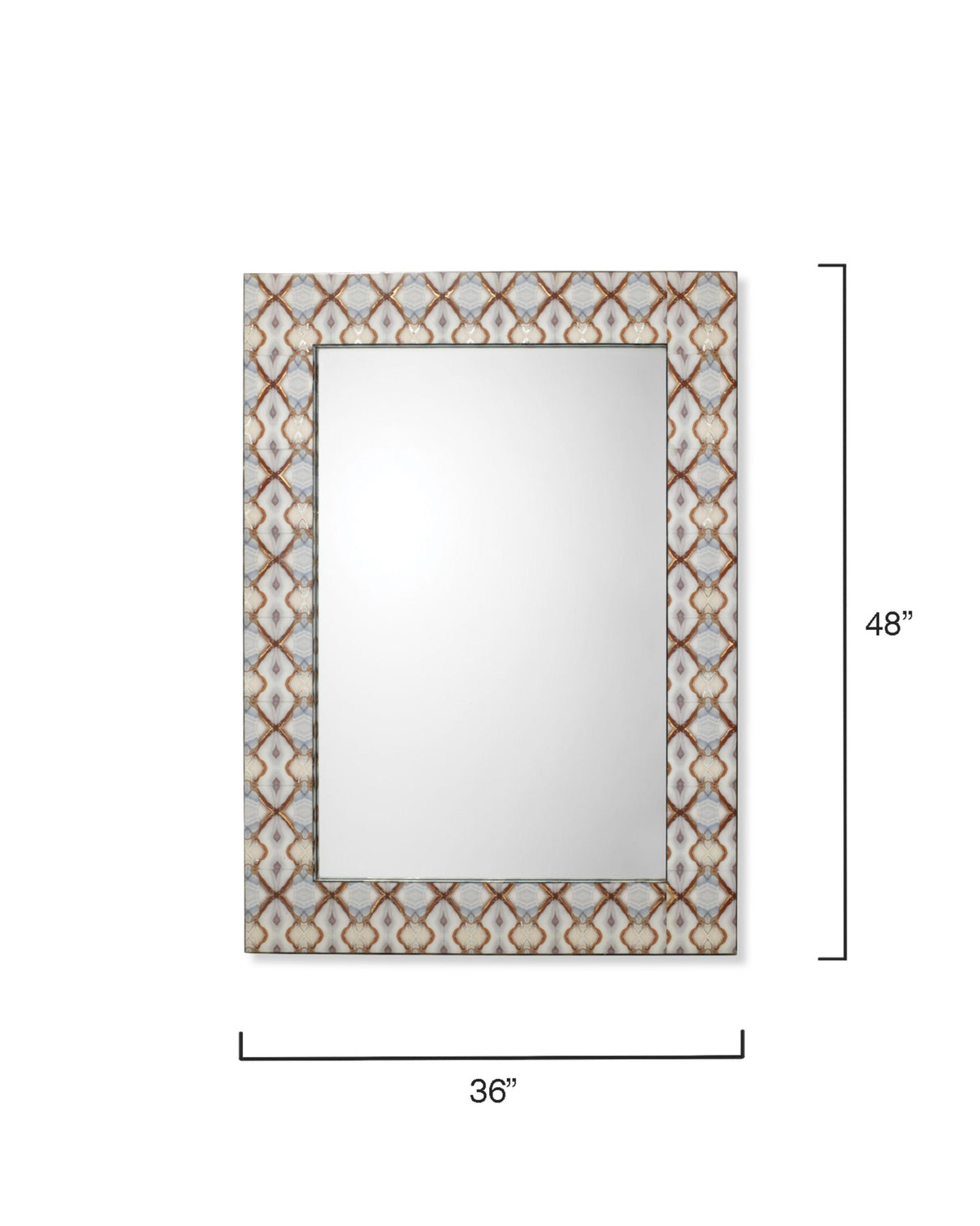 Jamie Young Kaleidoscope Rectangle Wall Mirror