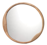 Jamie Young Organic Mango Wood Round Wall Mirror