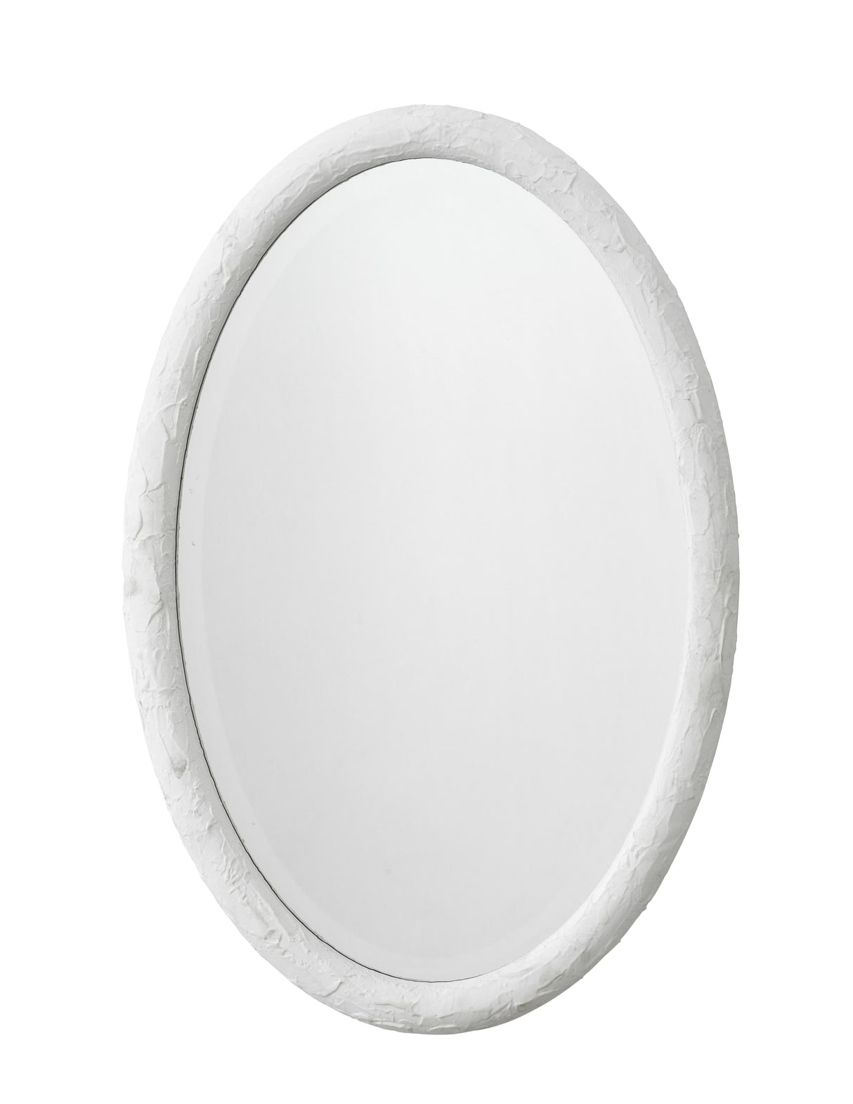 Jamie Young Ovation Oval Wall Mirror, White