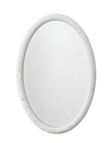 Jamie Young Ovation Oval Wall Mirror, White