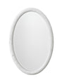 Jamie Young Ovation Oval Wall Mirror, White
