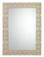 Jamie Young Rorschach Wall Mirror, Gray and Cream Lacquer