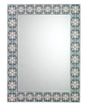 Jamie Young Rorschach Wall Mirror, Indigo Blue Lacquer