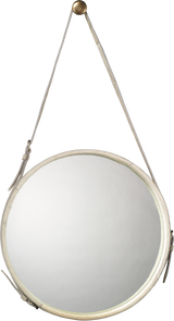 Jamie Young Round White Mirrors