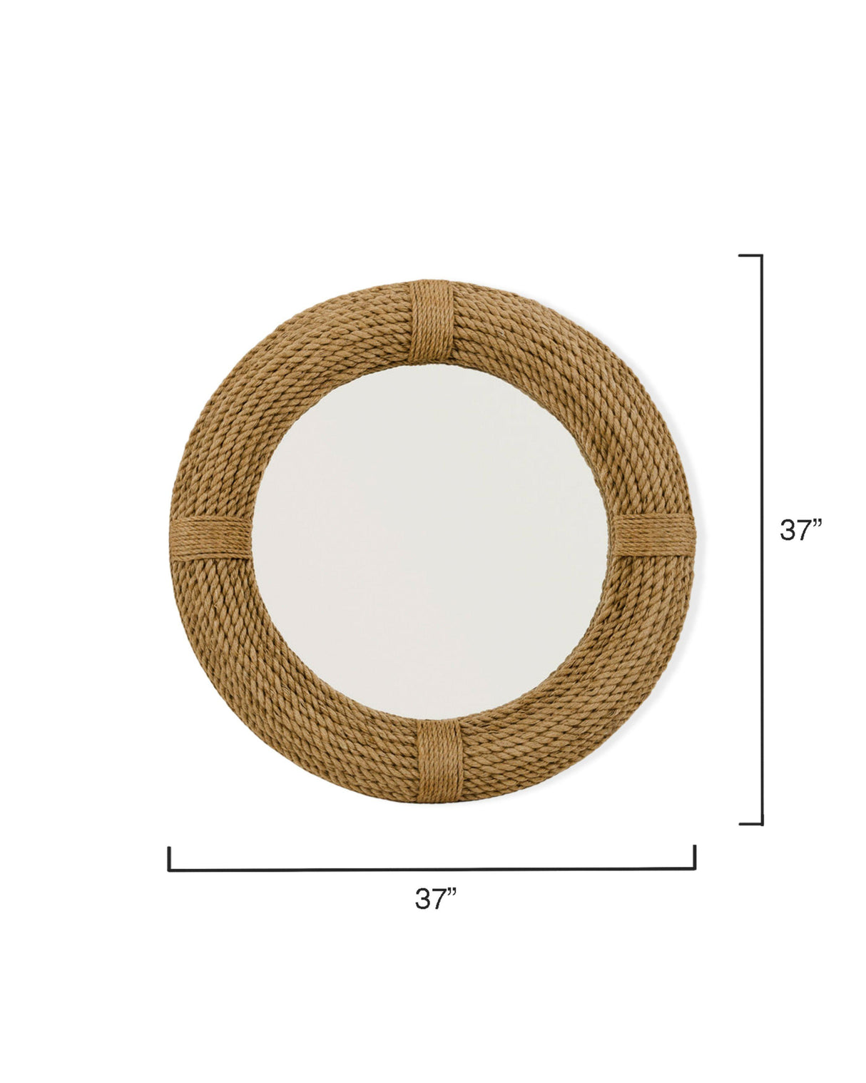 Jamie Young Round Rope Wall Mirror