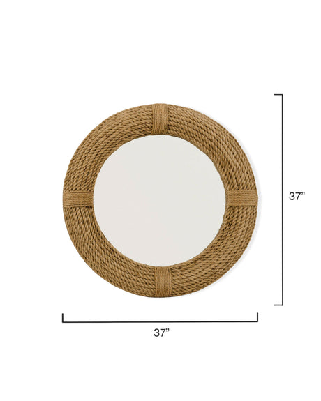 Jamie Young Round Rope Wall Mirror