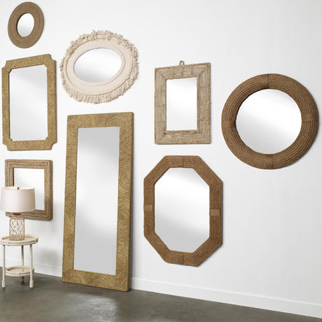 Jamie Young Round Rope Wall Mirror