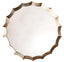 Jamie Young Round Metal Scalloped Wall Mirror