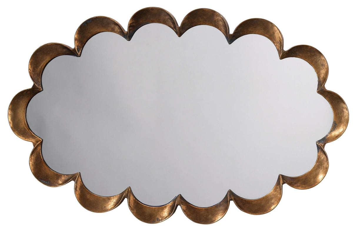 Jamie Young Scalloped Steel Wall Mirror