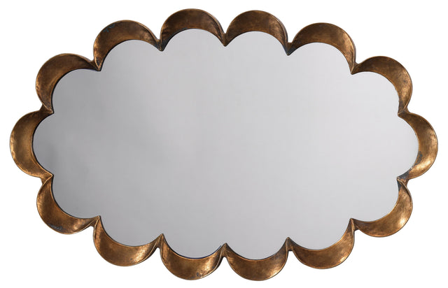 Jamie Young Scalloped Steel Wall Mirror