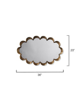 Jamie Young Scalloped Steel Wall Mirror
