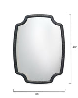 Jamie Young Selene Wall Mirror, Black