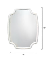 Jamie Young Selene Wall Mirror, White