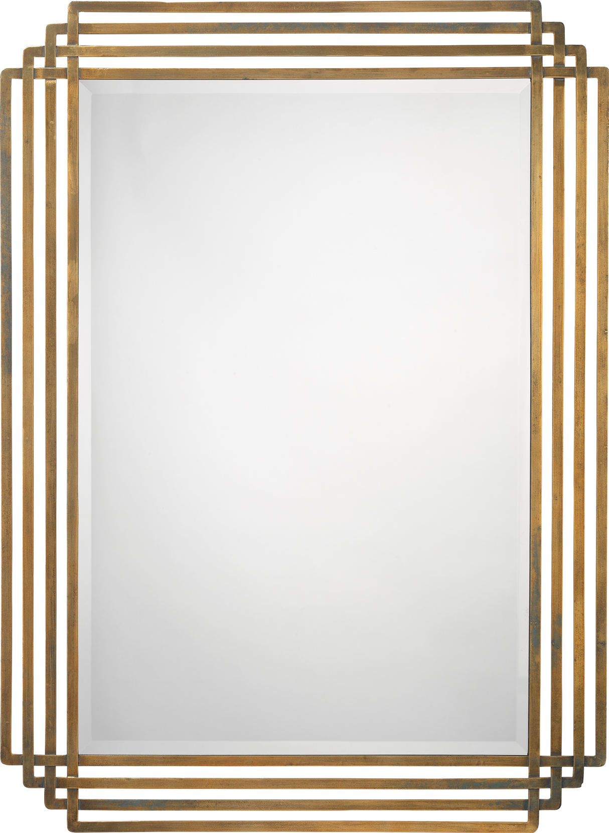 DecoratorsBest Serai Metal Mirror, Antique Brass