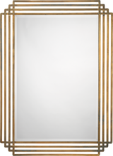 DecoratorsBest Serai Metal Mirror, Antique Brass