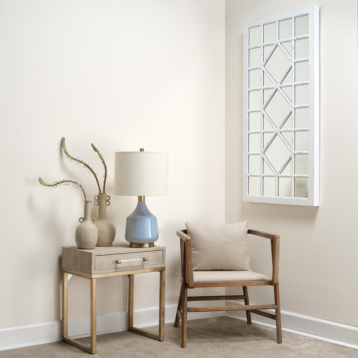 Jamie Young Virginia Wood Rectangle Wall Mirror