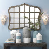 Jamie Young Window Wood Wall Mirror