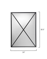 Jamie Young Xander Iron Rectangle Wall Mirror