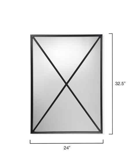 Jamie Young Xander Iron Rectangle Wall Mirror