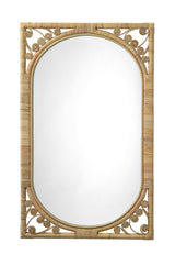 Jamie Young Primrose Rattan Wall Mirror