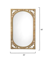 Jamie Young Primrose Rattan Wall Mirror