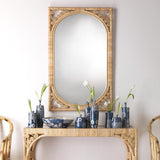 Jamie Young Primrose Rattan Wall Mirror