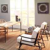 Jamie Young Batik Square Framed Wall Art, Indigo Paper